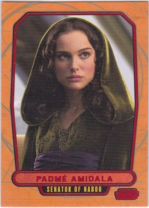 STAR WARS GALACTIC FILES SERIES 1 RED PARALLEL #68 PADME AMIDALA 29/35 RARE