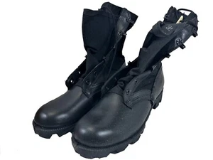 Schwarze Dschungel Stiefel mit Panamasohle 6 1/2 R - Bild 1 von 9