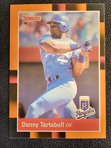 DANNY TARTABULL 1988 DONRUSS BASEBALL "ERROR" BASEBALL CARD # 287 (MINT) - Picture 1 of 22