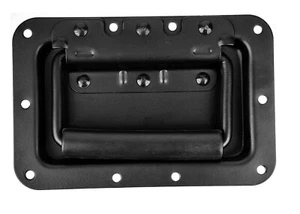 Klappgriff Einbauschale 154 x 101 mm schwarz Case Kistengriffe Tragegriff ADM - Picture 1 of 6