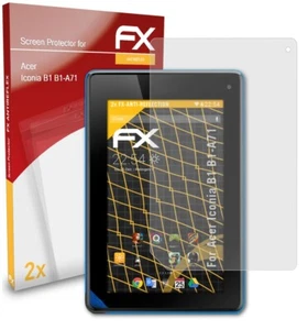 atFoliX 2x Screen Protection Film for Acer Iconia B1 B1-A71 matt&shockproof - Picture 1 of 9