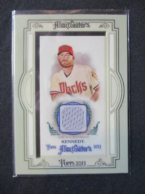2013 Allen & Ginter's Mini Game Used Jersey Card AGR-IK Ian Kennedy Diamondbacks - Image 1 of 2