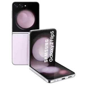 Samsung Galaxy Z Flip5 5G 256GB Unlocked Lavender, 95% Battery Health, VERY GOOD - Afbeelding 1 van 3