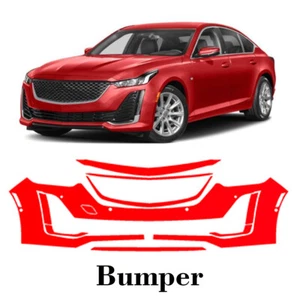 Front bumper PreCut PPF Paint Protection Film For Cadillac CT5 2020-2024 - Picture 1 of 6
