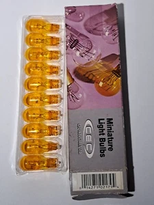 Pack Of 10 916NA CEC Industries Lamp Auto Bulb Automotive Lightbulb Amber - Picture 1 of 3