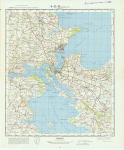 Russian Soviet Military Topographic Maps - FREDERICIA (Denmark), 1:100K, ed.1966 - Picture 1 of 3