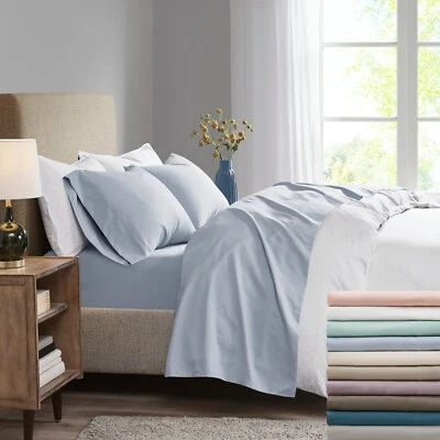 Luxurious Brushed Microfiber Deep Pocket Sheet Set Lightweight for All Season - Image 1 of 4