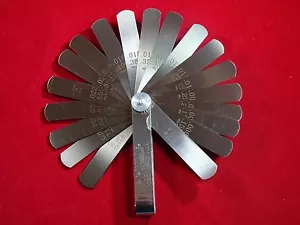 WILDE TOOL #500 USA MADE Master Feeler Ignition Gauge 25 Blades .0015 to .035 - Foto 1 di 7