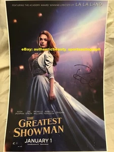 REBECCA FERGUSON THE GREATEST SHOWMAN JENNY LIND POSTER SIGNED 12x18 REPRINT RP - Picture 1 of 1