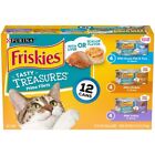 Purina Friskies Gravy Wet Cat Food Variety 5.5 Ounce (Pack of 12), Yellow