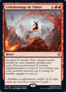 Lithoformage de Nahiri Zendikar Rising MTG Magic Francais - Picture 1 of 1