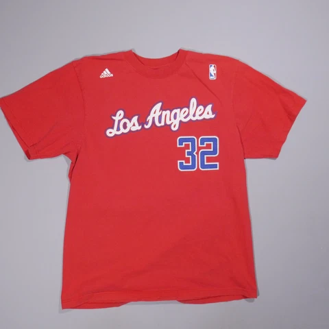 Los Angeles Clippers Blake Griffin Shirt Adult 2XL Red Adidas Basketball NBA Men Cover