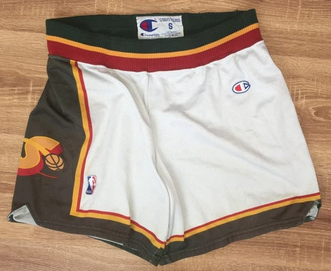 Seattle Supersonics Sonics vintage 90s CHAMPION NBA Basketball Shorts size S Cover