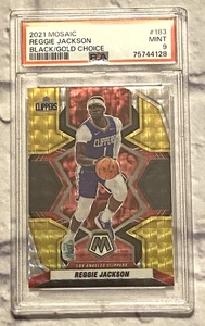 2021 Mosaic Reggie Jackson Black/Gold Choice #183 PSA 9 Mint /8 (2/8) Pop 1 SSP - Picture 1 of 15