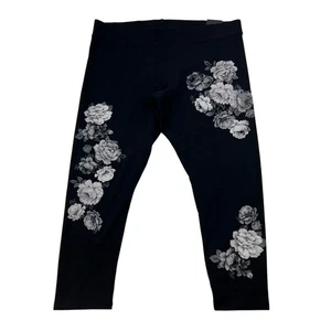 Leggings donna Torrid floreali alla caviglia nero/multi taglia 3X nuovi - Foto 1 di 8