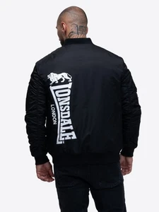 LONSDALE Giacca "Ludford" | Black | Giubbotto Bomber Uomo Nero - Foto 1 di 6