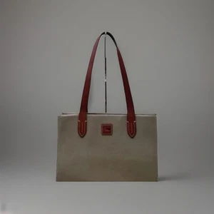 Bolso de hombro de cuero gris granulado Dooney & Bourke - Imagen 1 de 5