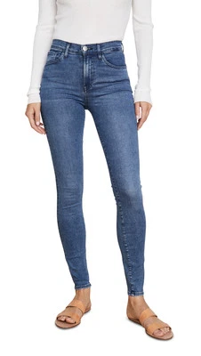 Pantalones de mezclilla ajustados rectos de tiro alto Kaia 3x1 para mujer, 27 nuevos sin etiquetas Foto 1 de 4