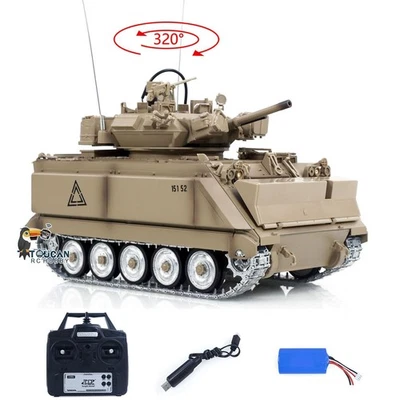 1/16 Tank M2412-A M113A1 MRV IR Barrel Recoil Fire Flashing 320 Turret Rotation - Image 1 of 4