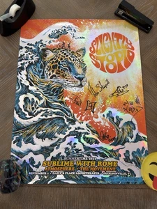 *SIGNIERT* LEICHT STOOPID, ERHABEN MIT ROM & ATMOSPHÄRE 18x24 JACKSONVILLE, FL - Bild 1 von 6