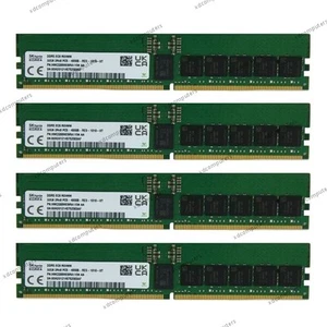 SK Hynix (4 x 32GB )128GB 4800MHz REG ECC RAM DDR5 RDIMM 2Rx8 Server Memory - Picture 1 of 2