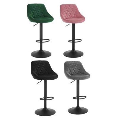 WOLTU 1/2/4/6x Barhocker 360° Drehbar Bistrohocker mit Lehne Höhenverstellbar - Bild 1 von 4