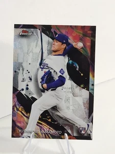 2024 Topps Finest Uncommon Yoshinobu Yamamoto #150 Rookie RC - Picture 1 of 2
