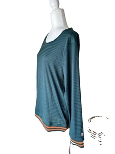 NWT Women's University Of Miami Hurricanes Long Sleeve Jersey Shirt: Size XL - Picture 1 of 8