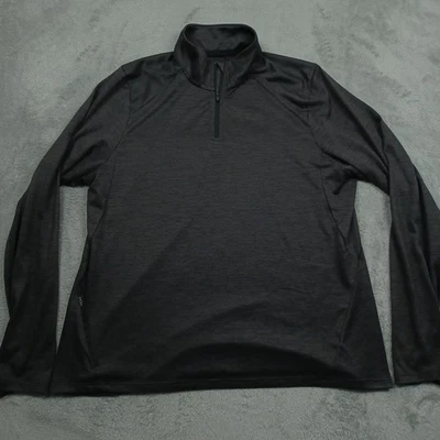 Pullover Rei Top Mujer XL Gris 1/4 Cremallera Ligero Exterior Informal Foto 1 de 4