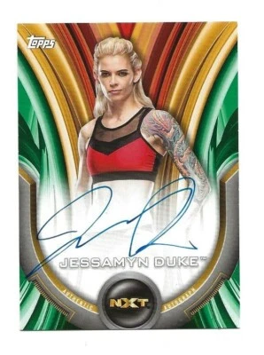 2020 Topps WWE UFC Women's Division JESSAMYN DUKE Autographed #66/75 #A-JD - Image 1 of 2