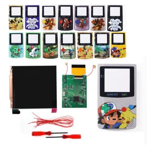Kits de pantalla LCD retroiluminación CBC IPS Q5 con carcasa de impresión UV para consola GameBoy Color - Imagen 1 de 25