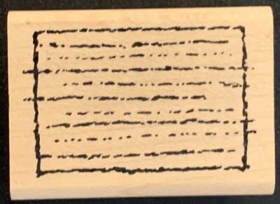 Sello de goma de papel de lija Judikins Foto 1 de 3