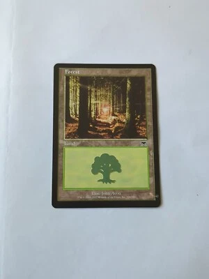 MISPRINT | MISCUT MTG Magic the Gathering Forest (349/350) Onslaught - Image 1 of 2