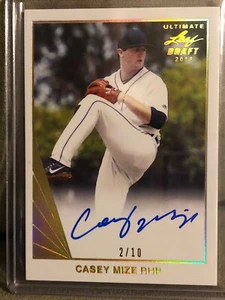 2018 Leaf Ultimate Draft Casey Mize Auto /10 BA-CM1 - Picture 1 of 3