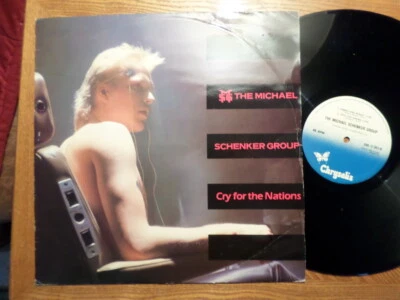UK CHRYSALIS 12" 45 RECORD/MICHAEL SCHENKER GROUP/CRY FOR THE NATIONS/ EX+ - Image 1 of 2