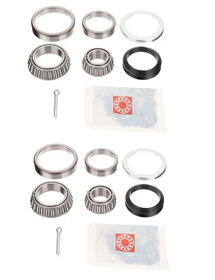 2 SCHAEFFLER FAG Left+Right Front Wheel Bearing Kits Set for Volvo 240 244 245 - Image 1 of 4