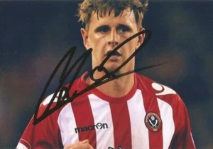 SHEFFIELD UNITED: CHRIS PORTER SIGNED 6x4 ACTION PHOTO+COA - Imagen 1 de 1