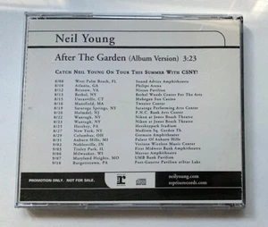Neil Young After The Garden Album Version Promo CD With Tour Dates - Bild 1 von 2