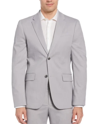 Chaqueta de Traje Perry Ellis Slim Fit Performance Tech - Aleación / 44 Corta Nueva con Etiquetas Foto 1 de 4