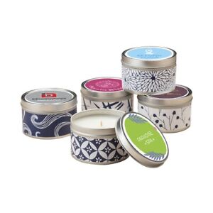 Promotional Artisan Candles Printed with your Imprint in Full Color On The Lid