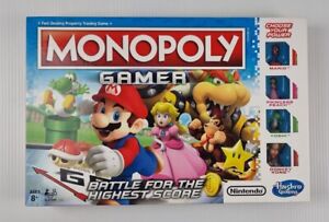 Monopoly Gamer Edition Super Mario Bros Nintendo Hasbro Board Game