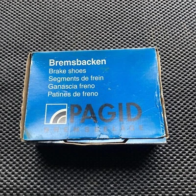 UN PAR DE ZAPATAS DE FRENO PAGID BREMABELAJE VINTAGE H1068NA: Audi cupé, VW Foto 1 de 4
