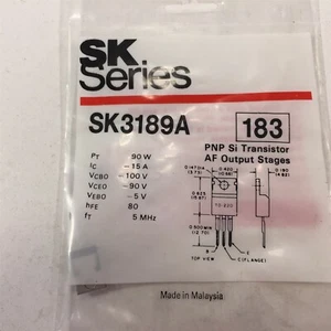 (1) RCA SK3189A PNP Si Transistor AF Output Stages - Picture 1 of 6