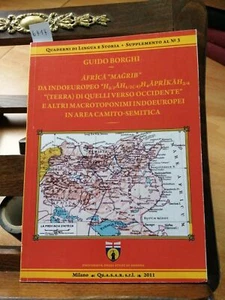 frc "Marib": da indoeuropeo, terra di quelli verso occidente - BORGHI (6717 - Foto 1 di 2