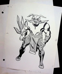 ATTUMA Marvel Productions Company Various 1980s Serries Character Bible 2Pgs - Picture 1 of 3