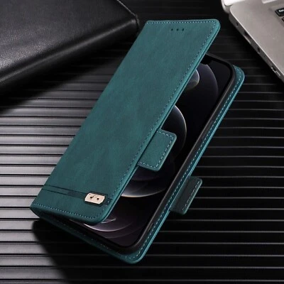 For OnePlus Nord 4 Luxury Retro Flip Leather Soft Rubber Cover Wallet Stand Case - Image 1 of 4