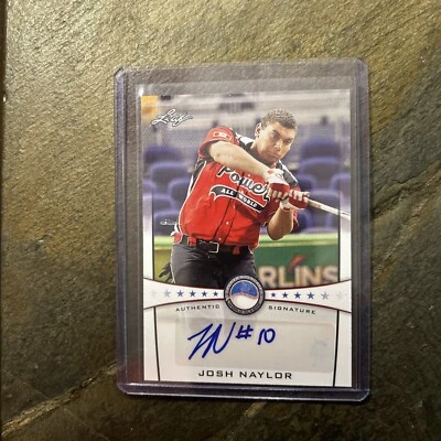 2013 Leaf Power Showcase - Autographs White #PSA-JN1 Josh Naylor Guardians RC - Image 1 of 2