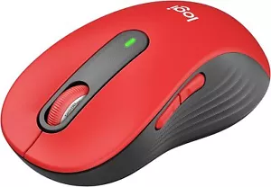 Logitech Signature M650L Full Size Wireless Mouse Red - Picture 1 of 10