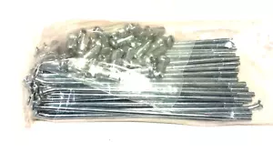 Kit accumulo 36 pz 3,6 x 144 mm + nipplo ruota zincata 18'' JAWA 350 634 638 640 - Foto 1 di 2