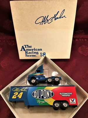 NASCAR JEFF GORDON #24 Dupont Racing 1/64 Winross Transporter Hauler Excellent - Image 1 of 4
